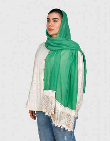 شال هندی سوزن دوزی