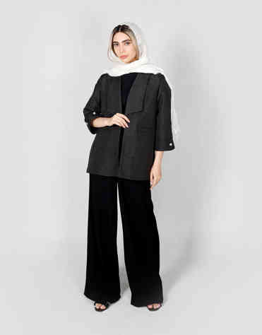 مانتو کوک دوزی یقه امریکایی