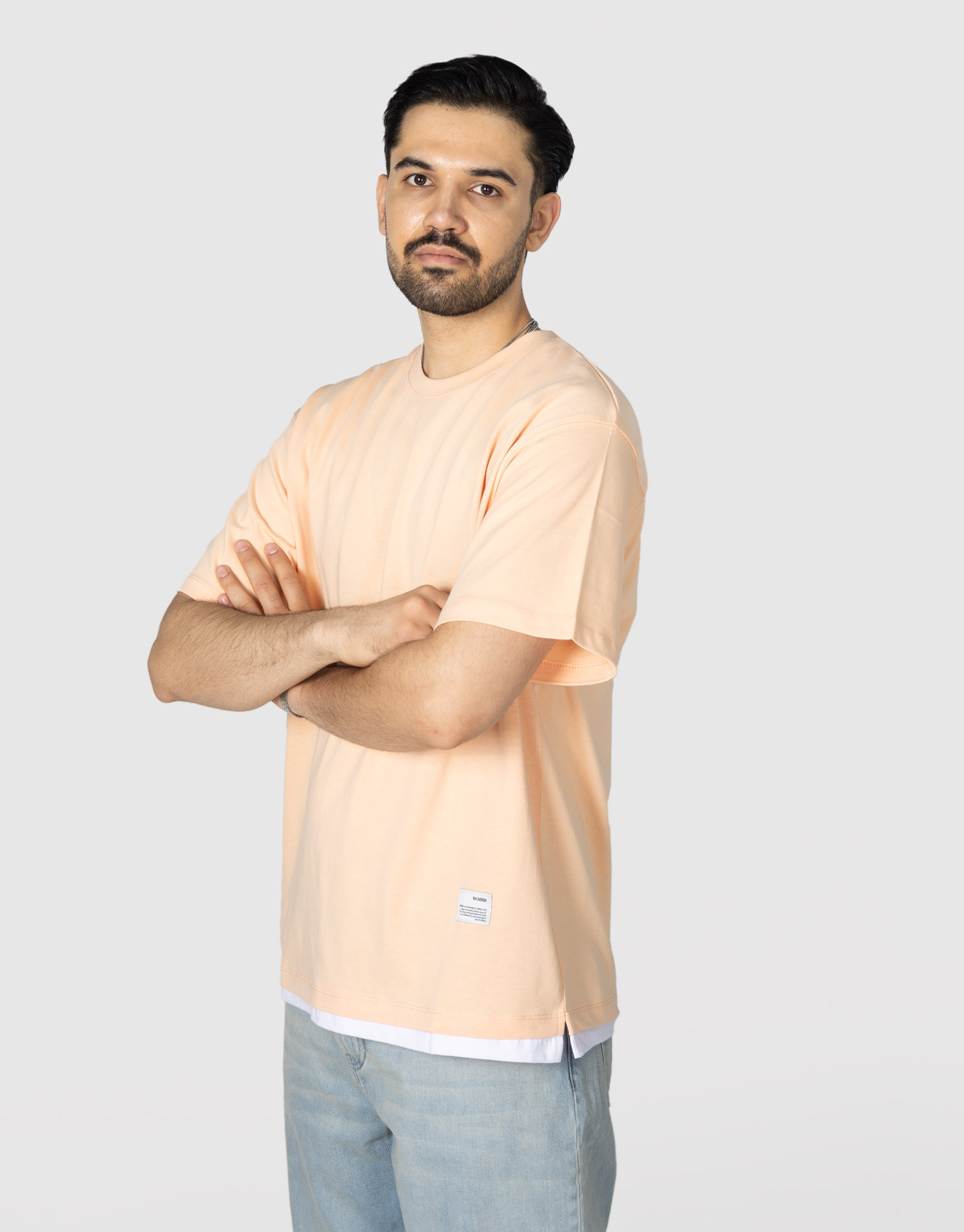 تیشرت لبه سفید